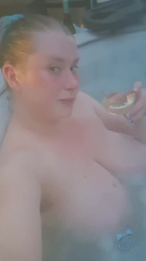 Splashing Around in a Hot Tub - Solo Girl