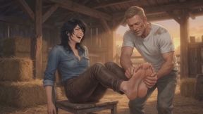 Tickling Stories #1B: Surrendering My Ticklish Soles (Animated)