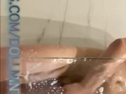 SPYING ON YOUR TRANS STEPSIS IN THE SHOWER | DOLLMINT