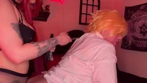 Makima Pegs Denji Like A Bitch Chainsaw Man Cosplay