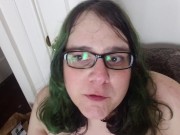 Trans Goth Girl with Small Penis Humiliates Your Small Penis