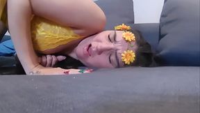 Pixiee Little suck and fuck black cock