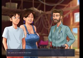Summertime saga: the MILF is ready for more milking ep 134