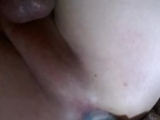 Fucking my smooth hole with my Bad Dragon while in chastity (part 3)