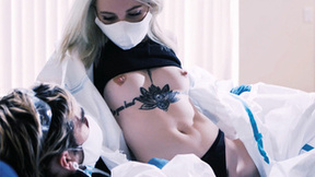 ”Crazy quarantine pandemic porn with blonde teen Lola Fae & her partner”