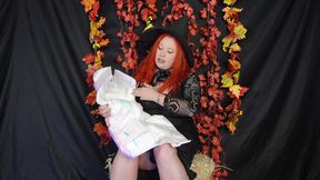 POV Halloween Party by Girl in Witch Costume After You Have an Accident!