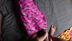 Skinny Small Pussy Bhabhi Fucking Big Cock with Extra Dotted Condom, hot Bhabhi Devar Sex Porn Video