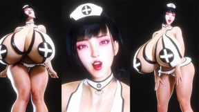 Burdensomely Heavy Massive Hanging Tits Nurse Treats Her Patient To Max Relief