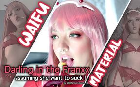 Darling in the Franxx - 02 sucking dick and asking for a facial cumshot