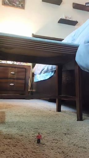 I didn't see you down there