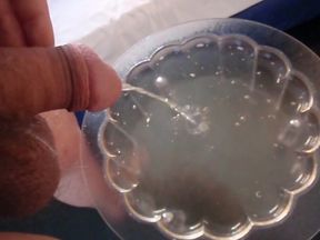 I use a bedroom table as piss potty