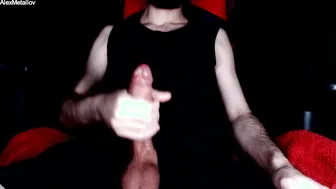 Solo Twink Strokes His Thick Cock with Dirty Talk