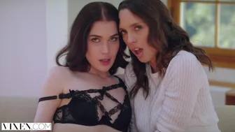 Jade Nile and Evelyn Claire Share a Steamy Threesome to Teach Their Boyfriend a Lesson