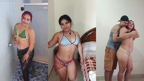 parte 1 ... fuimos a un paseo con mi esposo y su ex que locura jeejje pero la pasamos muy rico