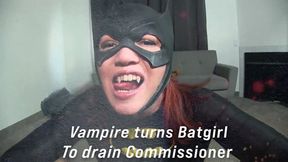 Vampire turns Batgirl to drain commissioner 3