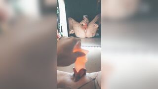 Having Fun with myself, desperate to be filled.