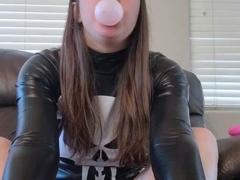 Kinky brunette in hot foot fetish action