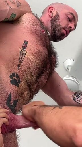 Hairy Otter with Curved Dick Fucks Charlie Ferreira Cum Hole