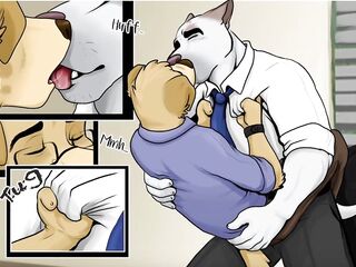 Yiff Comic Dub: The Internship, Part 1.1 (Furry Animation, Furries, Furry Sex, Yiff, Public Anal)