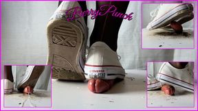 Dirty Converse Full Weight Cock Trampling And Jumping - Cock Crush - Cockbox - Shoejob - CBT - Foot Fetish - 1080HD