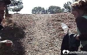 Hot slut wanted some dick in the woods —