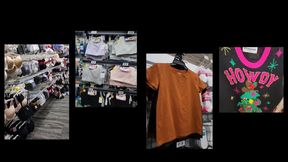 CHRISTMAS ASMRING W BRAS AT LOTSA STORES AND MINK COATS AT WALLYS