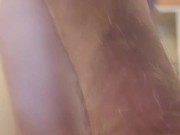 Delivered a Pizza to A Huge Party Naked! Solo Jerk!