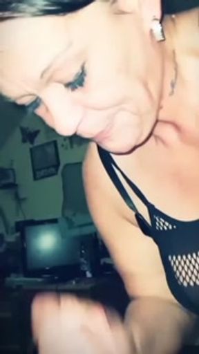 Milf giving her SoN in LaW a PoV Blow JoB while everyone is at work!