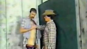 Vintage cowboy gloryhole sex