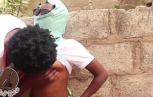 Naija porn : my landlord made me fuck her big boobs and wet pussy outdoor
