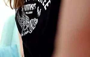 Incredible Cute Blonde Babe Unmentionables Show