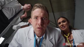 Danny D's Intense Hospital Encounter with Slim Beauty