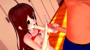 Kizuna Akaris Hot Encounter: Steamy Blowjob and Wild Ride with Shimakaze