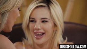 MILF Brandi Love teaches teen Bella Rose lesbian sex secrets
