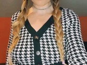 Irish girl gives good boy a reward (JOI)