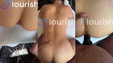 MrFlourish gave his brunette homie lover friend Ava some backshots