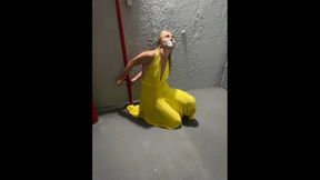 Vika Handcuffed in the Stairwell wmv