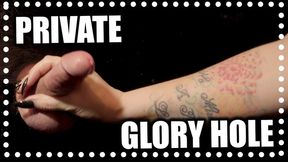 Friend cums thick clumps while inside my private basement gloryhole