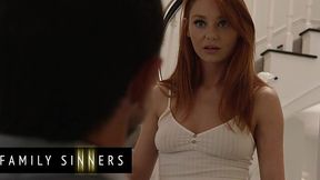 Horny Natural Titted Teen Seduces Stepdad and Gets Fucked Like a Whore!