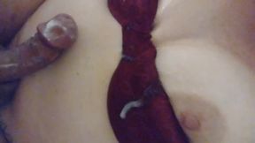 POV jacking session ends with a facial explosion