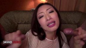 Passionate Asian Reiko Takes Two Dicks In A Steamy Japanese Blowjob