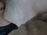 Suckling on Stepdads Titties while home alone