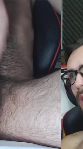 20 Centimeter Penis Pumping a Lot of Milk, with My Face!!