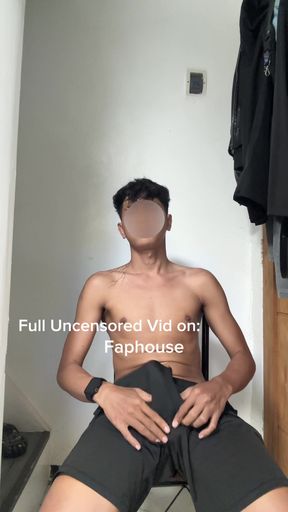 Got a Time to Play with My Dick and Released My Cum