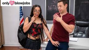 Madison Wilde Is A Hot Student That Loves To Suck Tutor Dick