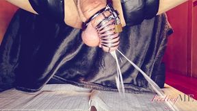 FeetingMe 69: NIPPLE NEEDLE+COCK CAGE+CUMSHOT+FEET new