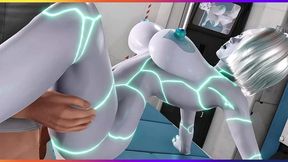 ahitr 6 - 3d sex - 3d cartoon sex - fucking all holes of a droid girl (artificial intelligence girl) in slut mode