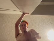 Hallway Jerk Off
