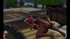 Step brother and step sister (Erika Acharya) get caught by step father