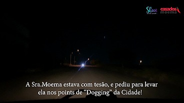 Fui na Rua do Dogging na minha cidade e deixei um estranho pauzudo me comer